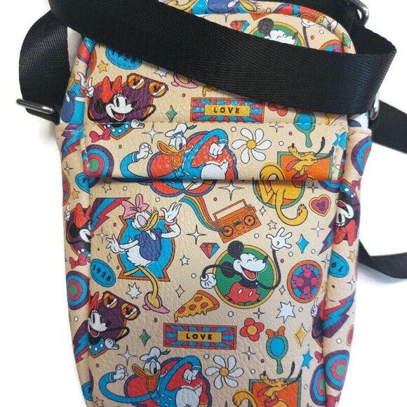 Buckle Down Womens Disney Minnie Mouse Daisy Duke Pluto & More Small Crossbody - Picture 2 of 5